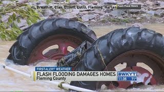 Fleming County flood damage