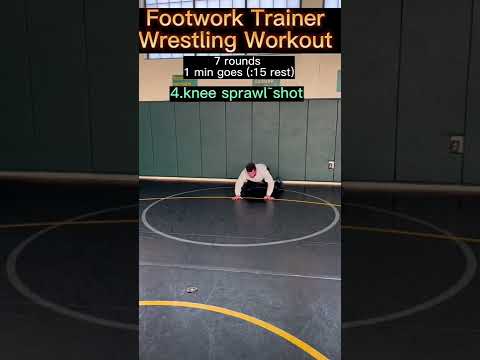 Seven minute wrestling workout on air ￼