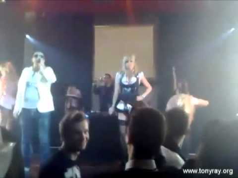 Tony Ray ft  Nicolle Performing live in Greece, Salonic