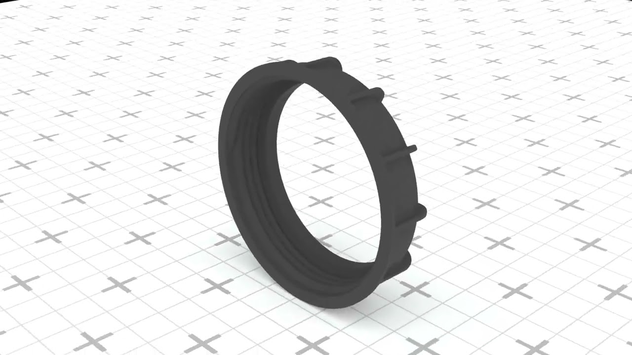 Alfa Romeo Fuel Pump Lock Ring 46523405 3D Print Model
