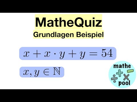 Mathequiz - Grundlagen - Beispiel - Mathematik - Variablen