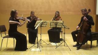 Consone Quartet - Mozart String Quartet in C major, K170/ I Andante