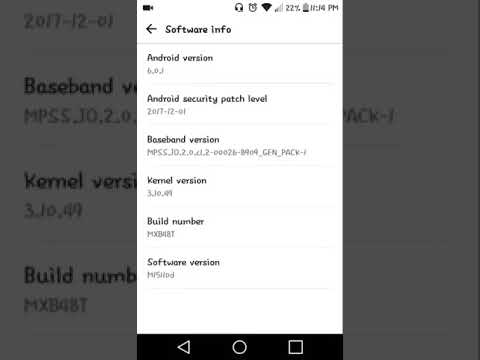 LG K4 2017 DEVELOPER OPTIONS/ "Show Touches"