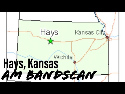 Hays, Kansas Daytime AM Bandscan