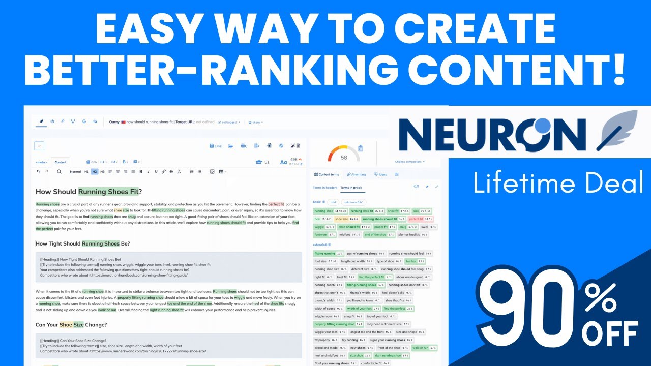 NeuronWriter Lifetime Deal. NeuronWriter Review. BackerPress/ Appsumo Lifetime Deal