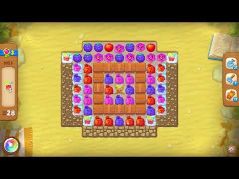 Gardenscapes 1053 Level - 28 moves - NO BooSTERS