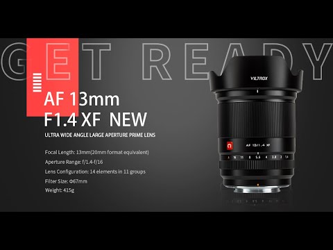 【美品】VILTROX AF 13mm F1.4 XF VILTROX Lente APS-C AF de 13 mm f/1.4 F1.4 Fuji x Mount Ultra Wide