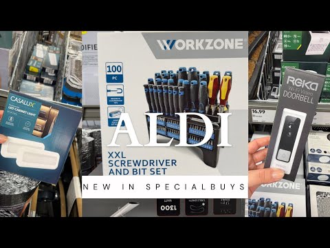 WHAT’S NEW IN ALDI SPECIALBUYS | WORKZONE DYI NEW TOOLS 🛠️ , WORKWEAR & MORE | Thursday 23 October