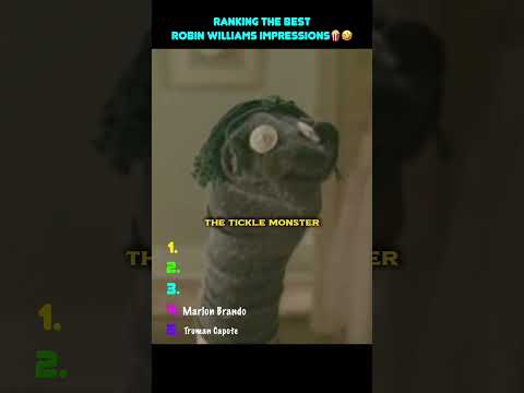 Ranking the Best Robin Williams Impressions (part 1)  #funny #impression #comedy