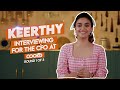 Round 1 of Keerthy Suresh’s interview for Chief Food Officer at Cookd | Keerthy Suresh | Cookd
