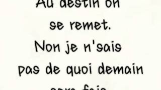 Seras tu là-Sindy(Parole)