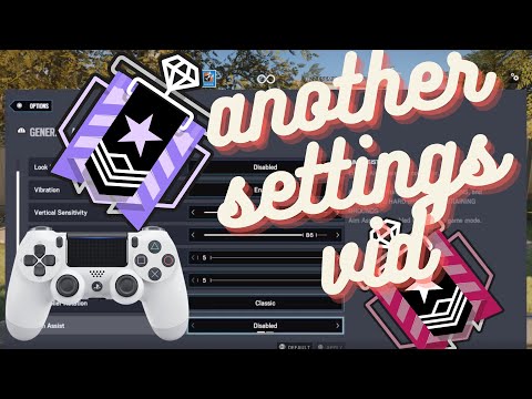 Console Settings & Sensitivity - Rainbow Six Siege PS4 Diamond That Plays Like A Champion