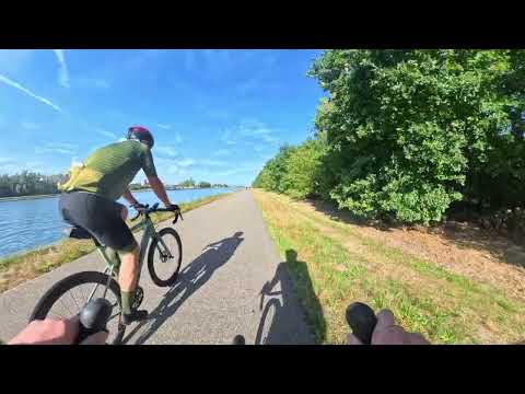 THE CYCLING ARTERY OF LIMBURG - POV Bike Ride on the F5 Cycle highway in Hasselt, Limburg (Belgium)