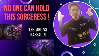 No One Can Hold this Sorceress - Leblanc vs Kassadin Mid [ENG]