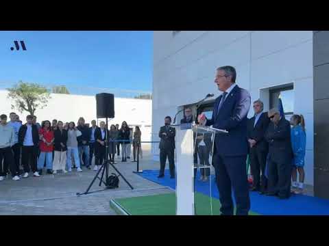 Salado destaca la afición y la cantera del Málaga CF en la inauguración de la ciudad deportiva