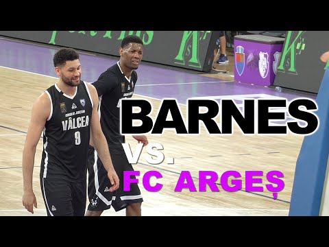 Auston Barnes, against FC Argeș in play-off, LNBM #AustonBarnes #CSValcea #playoff #FCArges