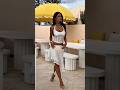 Meet Cardona Our Perfect Corset Top Mini Skirt In White Fashion Model Style Outfit Shorts