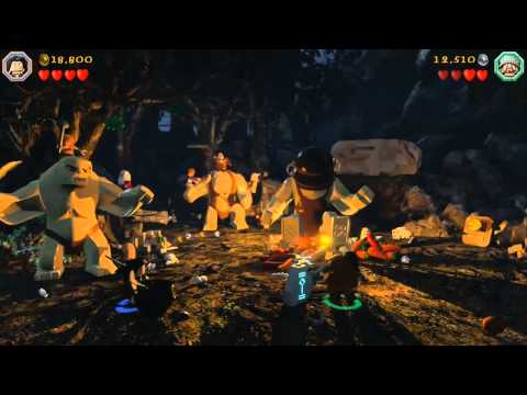 LEGO The Hobbit (PS4) co-op pt8: How to Fight Trolls in Middle-Earth
