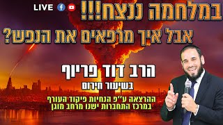 הרב דוד פריוף | את המלחמה ננצח!!! אבל איך מרפאים את הנפש? | שידור חי!🔴