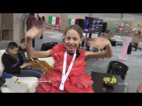 (Georgia) Lizi Japaridze - (Lizi Pop) Happy Day - Second Rehearsal (impressions)