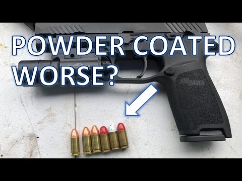 Powder Coated vs Factory Ammo Accuracy Test