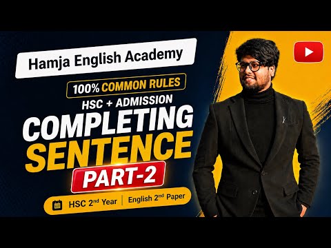 Completing Sentence Part -2