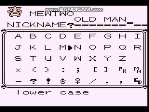 Pokemon Red/ Blue MissingNo./Old Man Glitch (Turn on Captions)