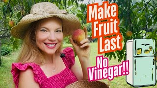 SECRET🍑HOW TO MAKE Berries, Fruit & Produce LAST LONGER IN FRIDGE