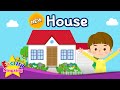 NEW House V2 Kids Vocabulary Parts Of The House English Educational Video