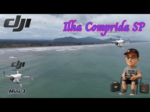 Dji mini 3 voô em Ilha Comprida SP,  #djimini3 #djibrasil #drone #ilhacomprida