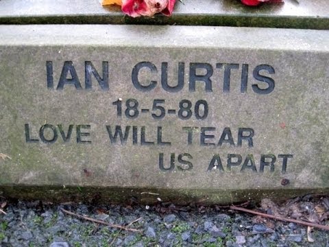 Ian Curtis tomb, Macclesfield Cemetery, Macclesfield, Cheshire, England, United Kingdom, Europe