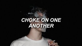 death spells • choke on one another [lyrics]