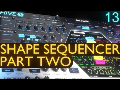 The Shape Sequencer Part Two | u-he Hive 2 Tutorial Lesson 13