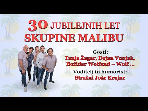 Koncert ob 30 letnici skupine Malibu