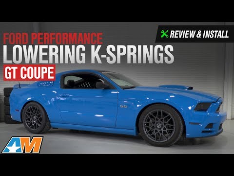 2005-2014 Mustang GT Coupe Ford Performance Lowering K-Springs Review & Install