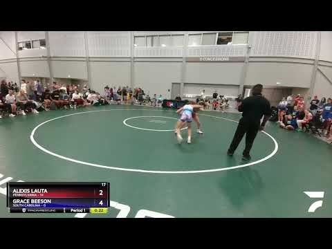 105 Lbs Round 2 (6 Team) - Alexis Lauta, Pennsylvania Vs Grace Beeson, South Carolina Ba69