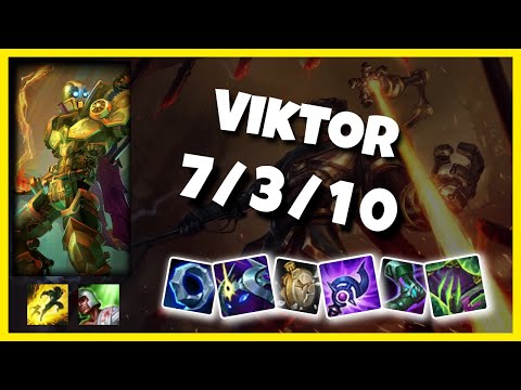 Viktor vs Jhin KOREAN Challenger BOT (7/3/10) Gameplay Replay - Patch 10.23