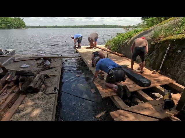 Rocky Shoreline Installation