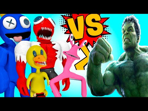 RAINBOW FRIENDS Vs HULK | Rainbow Friends Cartoon Animation