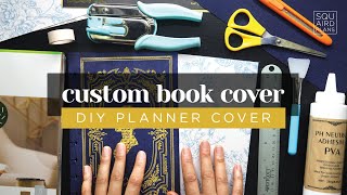 DIY PLANNER COVER :: Creating a Special Edition Book Style Hard Cover for Discbound Planner