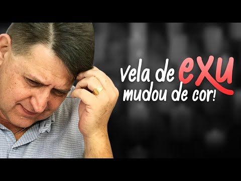 PTD nº 505 - Ao retirar as sobras da firmeza, notei que a vela de Exu mudou de cor.