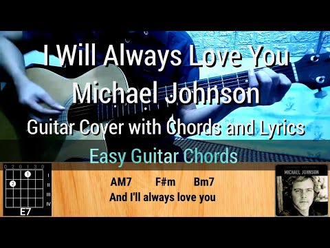I Will Always Love You - Michael Johnson Guitar Cover with Chords and Lyrics