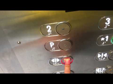 Modded 1985 Otis Series 1 Hydraulic Elevator at Lonsdale Quay Market in North Vancouver BC