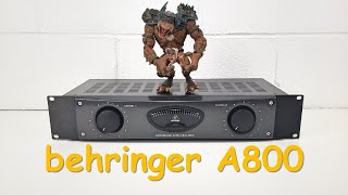 Video thumbnail for Behringer Reference A800 Amplifier (Budget Beast)(Improvement Over the A500) by IOWAudio Reviews