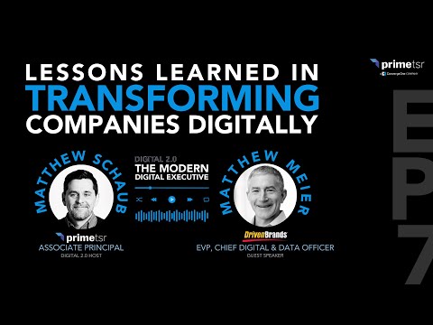 The Modern Digital Executive: Ep 7, A3 - Lessons Learned in Transforming Companies Digitally