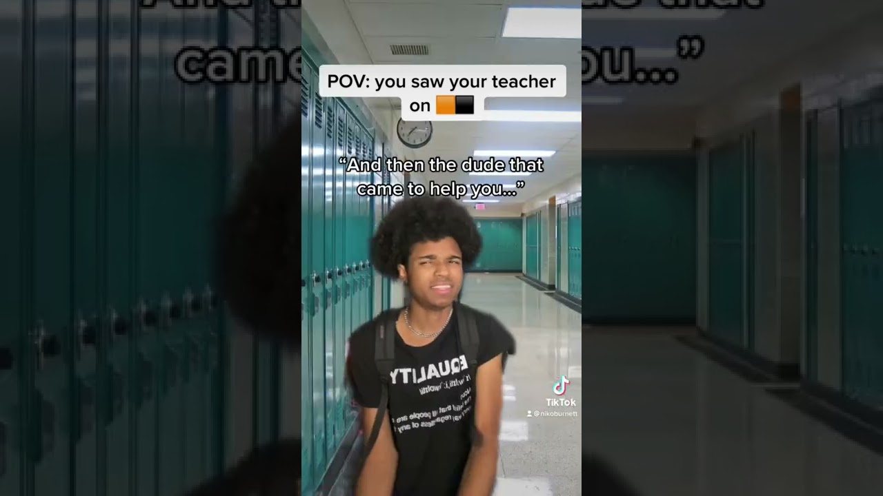 When you see your teacher on the hub 😭