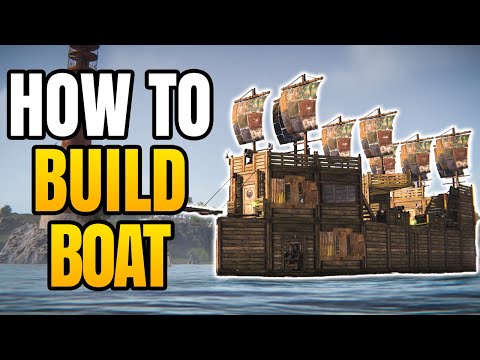 How To Build a Boat In Rust | How To Make an Operable Boat With Building Plan & Boat Station