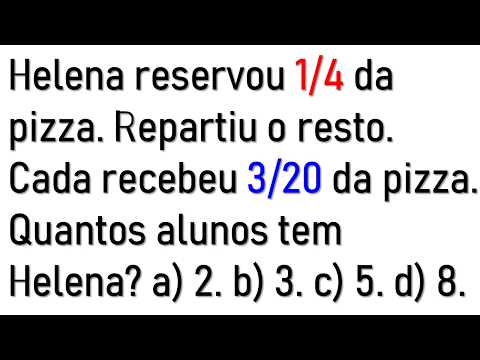 PROBLEMA ENVOLVEND FRAÇÃO MATEMÁTICA BÁSICA PARA CONCURSO