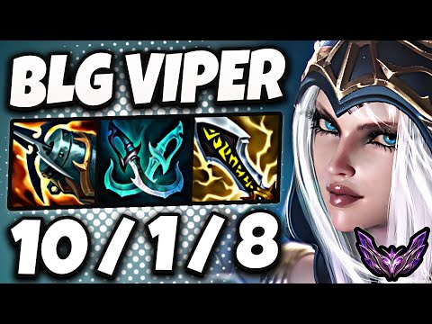 Ashe vs Ezreal ADC [ BLG Viper ] Patch 25.24 Ranked Korea ✅