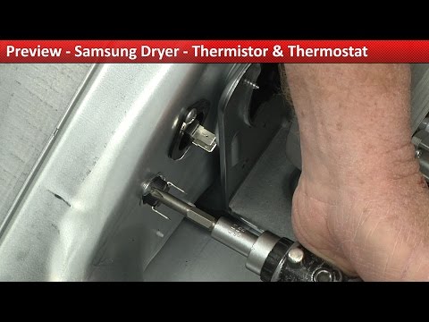 Samsung Dryer - Will Not Heat - Thermistor Repair and Diagnostic